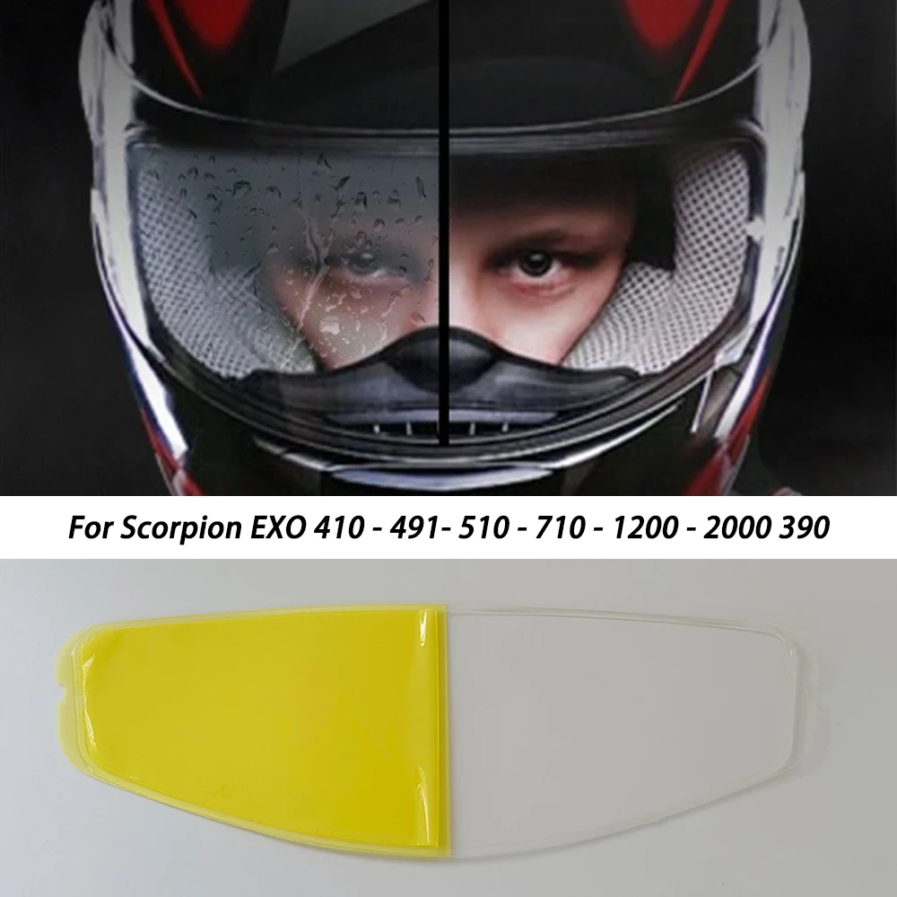 

Motorcycle Helmets Lens Film For Scorpion EXO 410 / 491 / 510 / 710 / 1200 / 2000 390 Helmet Visor Anti Fog Film