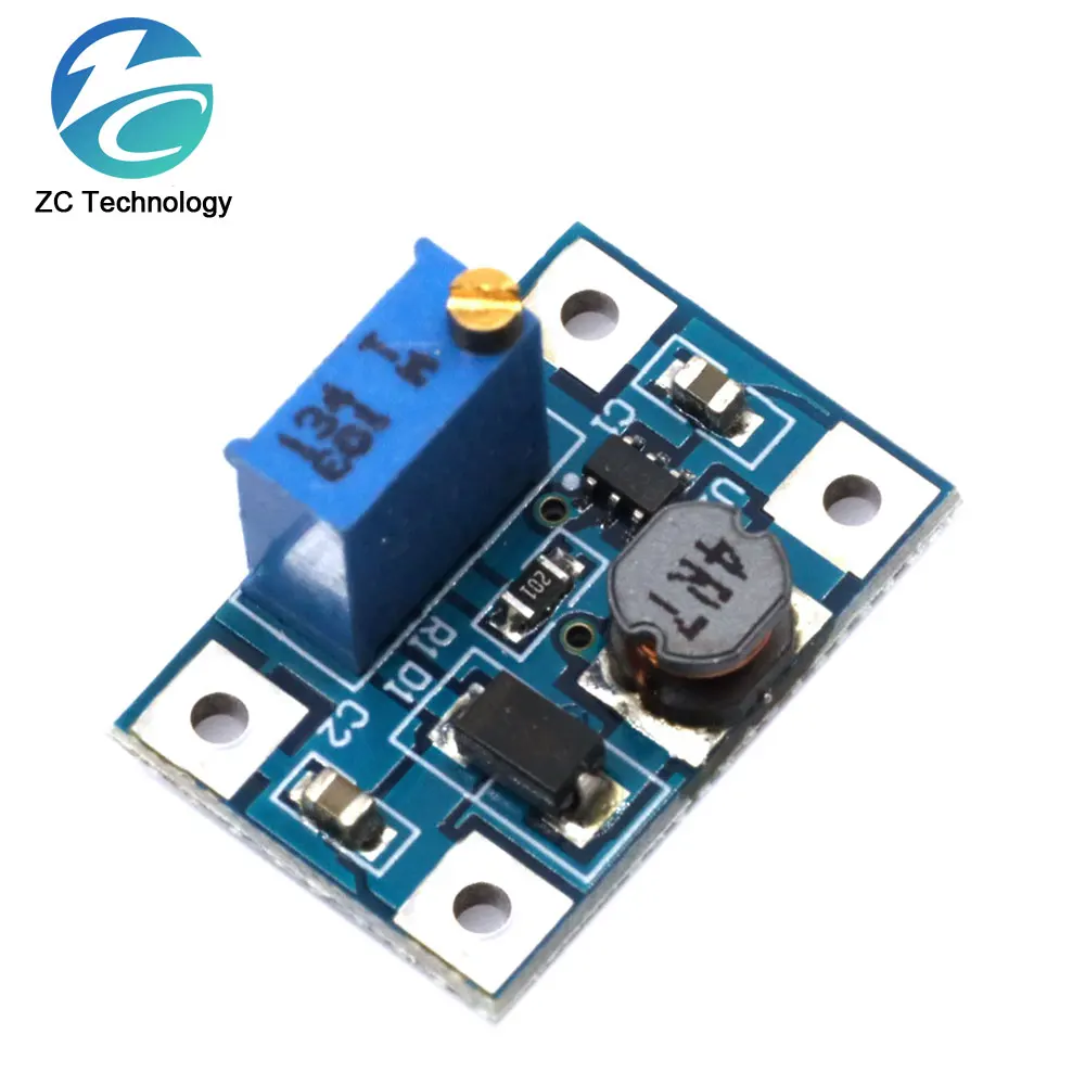 2-24V to 2-28V 2A DC-DC SX1308 Step-UP Adjustable Power Module Step Up Boost Converter for DIY Kit