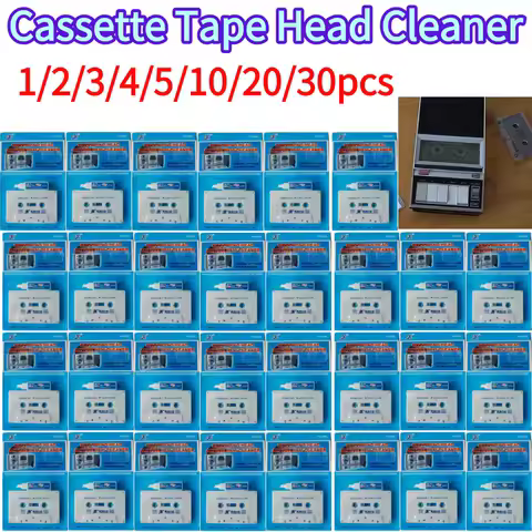 Cassette Tape Head Cleaner Demagnetizer Kits Audio Deck Tape Player Recorder Cleaner Fluids L5F4 Head Player Cassette Cleaner