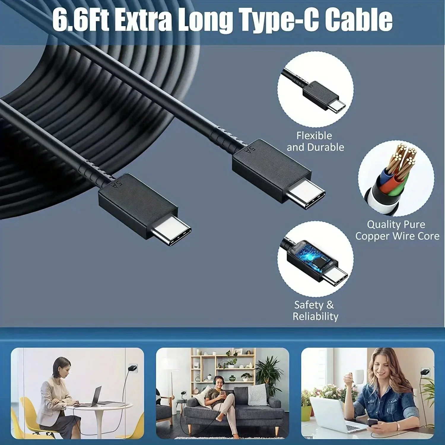 45w pd USB-C supers chn elles ladegerät für for samsung galaxy s25 s24 s23 ultra s22 s21 plus note 20 10 a55 a54 schnell lade typ c kabel – Detail 8