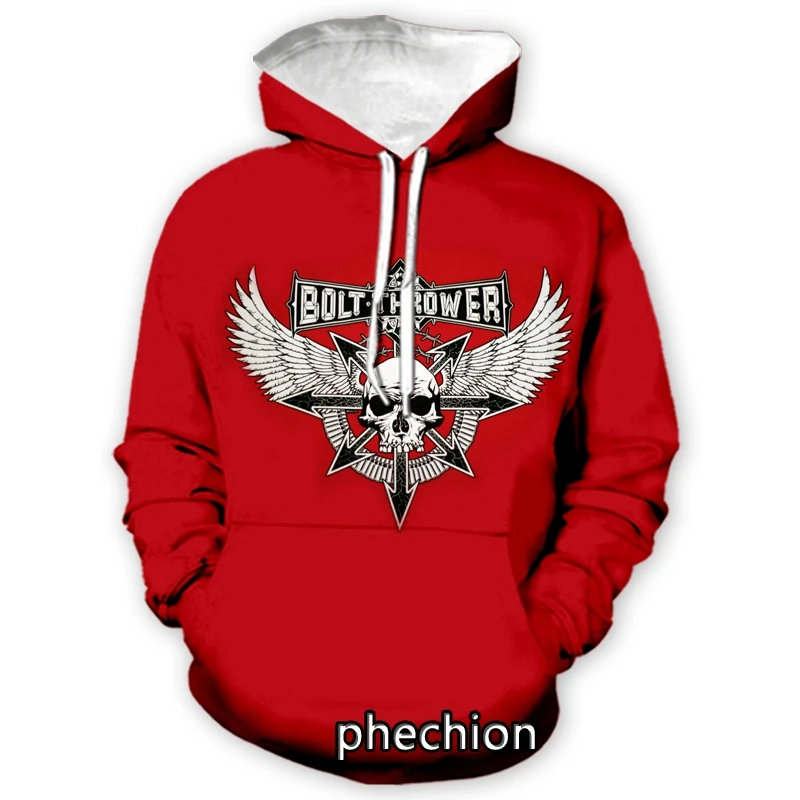 phechion New Men/Women Bolt Thrower Band 3D Print Long Sleeve Hoodies Casual Hoodies Loose Sporting Pullover A155