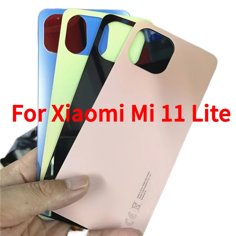 Back cover glass for Xiaomi Mi 11 Lite battery cover housing door case back repair replace part