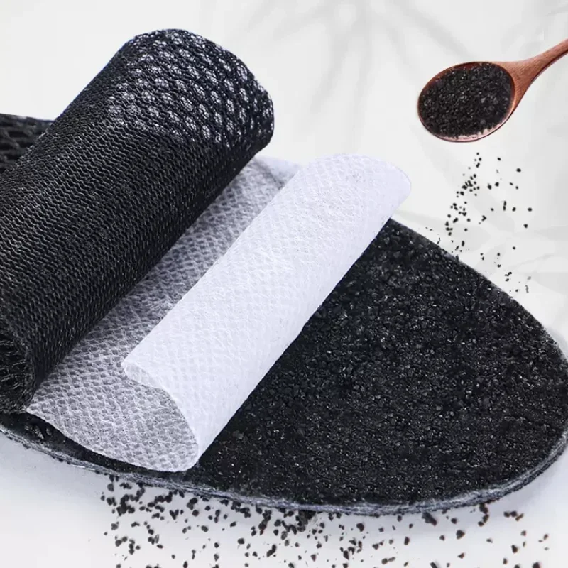 2/8Pcs Bamboo Charcoal Deodorant Insoles Mesh Breathable Absorb-Sweat Shoe Pads Men Sports Shoes Antibacterial Insert Insoles