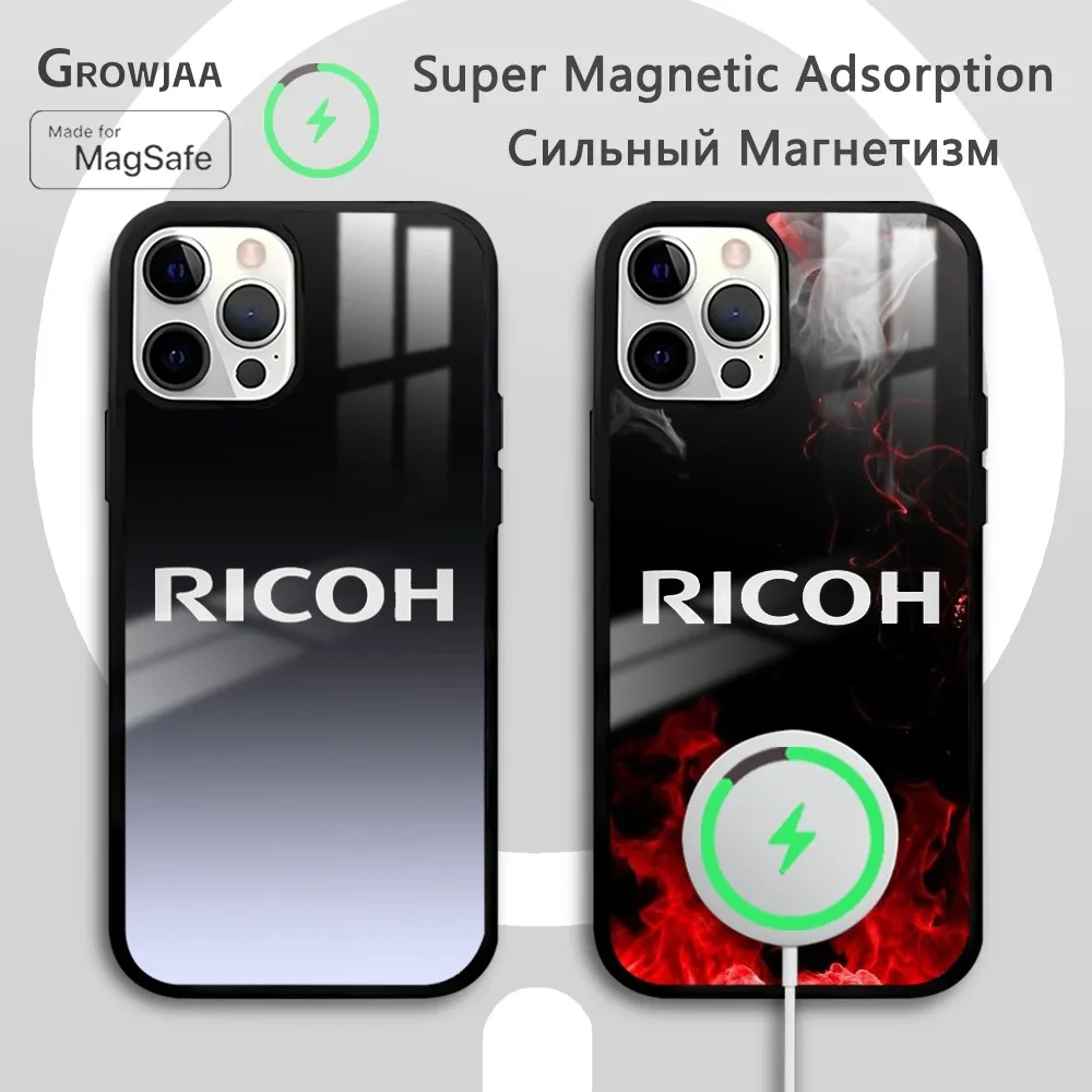 

R-Ricohes Game lover Phone Case For iPhone 16 15 14 13 12 11 Pro Max Plus Mini New Magsafe Mirror Wireless Magnetic Cover