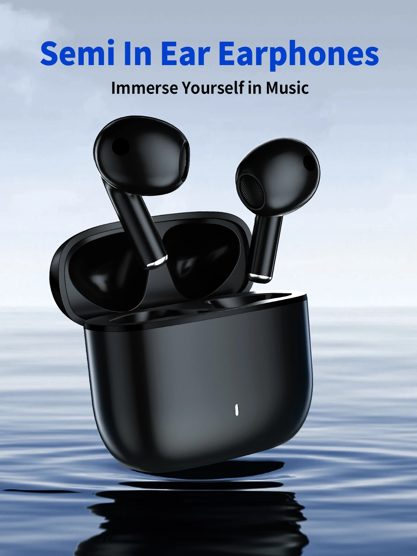 

TWS наушники беспроводные Bluetooth 5.3 наушники микрофон водонепроницаемые спортивные гарнитуры шумоподавляющие наушники