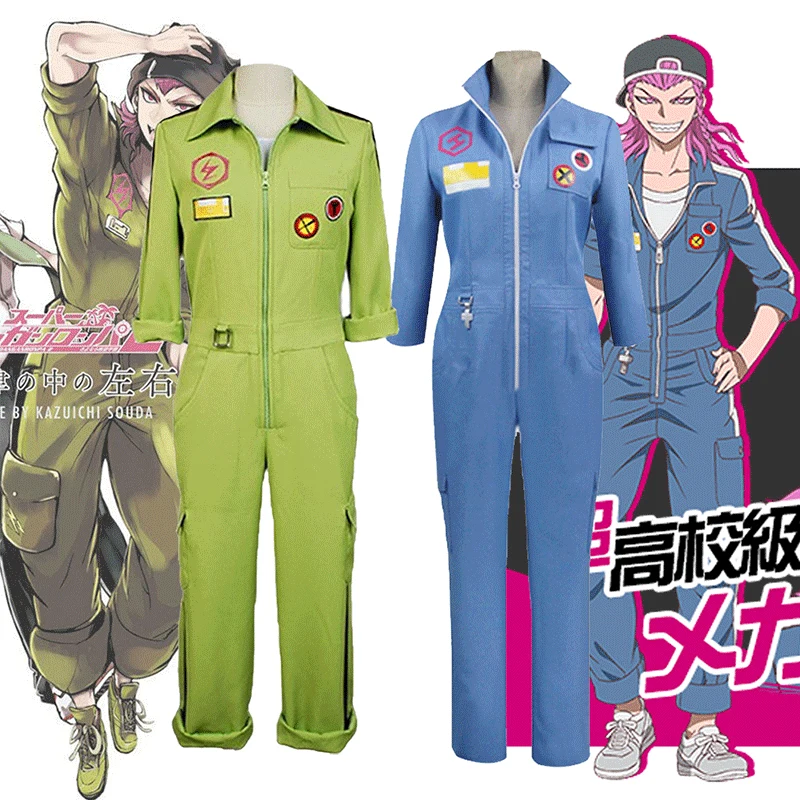 Anime Danganronpa Kazuichi Souda Cosplay Costume Jumpsuit Outfit Uniform Halloween Carnival Suit For Adult Men