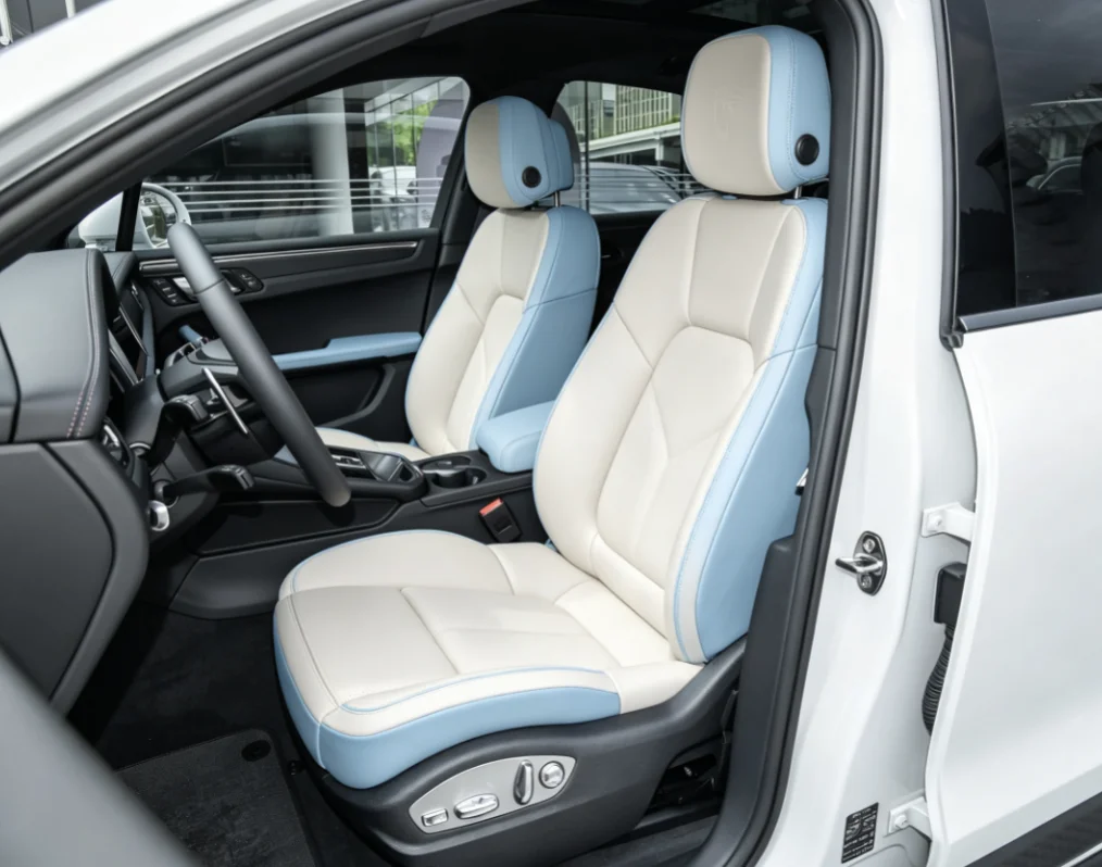 Für Porsche Macan 2023~2026 Maßgefertigte Autositzbezüge Luxuriöses Nappaleder 100% Passgenau Innenausstattung 360 ° Vollständige Abdeckung – Detail 6