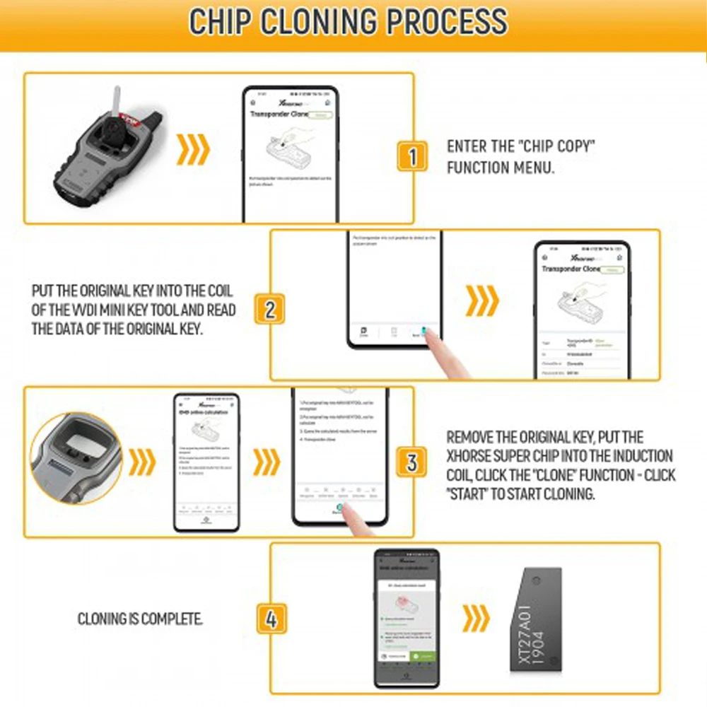 Xhorse VVDI2 VVDI Super Chip XT27A01 XT27A66 Układ transpondera do ID46/40/43/4D/8C/8A/T3/47 Układ kluczyka samochodowego do mini narzędzia