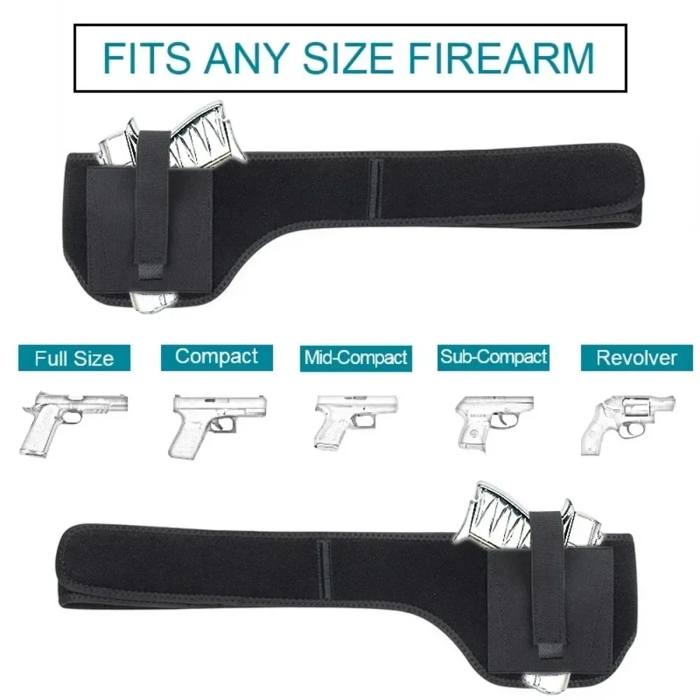 New 1PC Outdoor Gun Holster Holster Multifunctional Concealed Carrying Waist Universal Stock Belt Pistol for Tactical Equipment