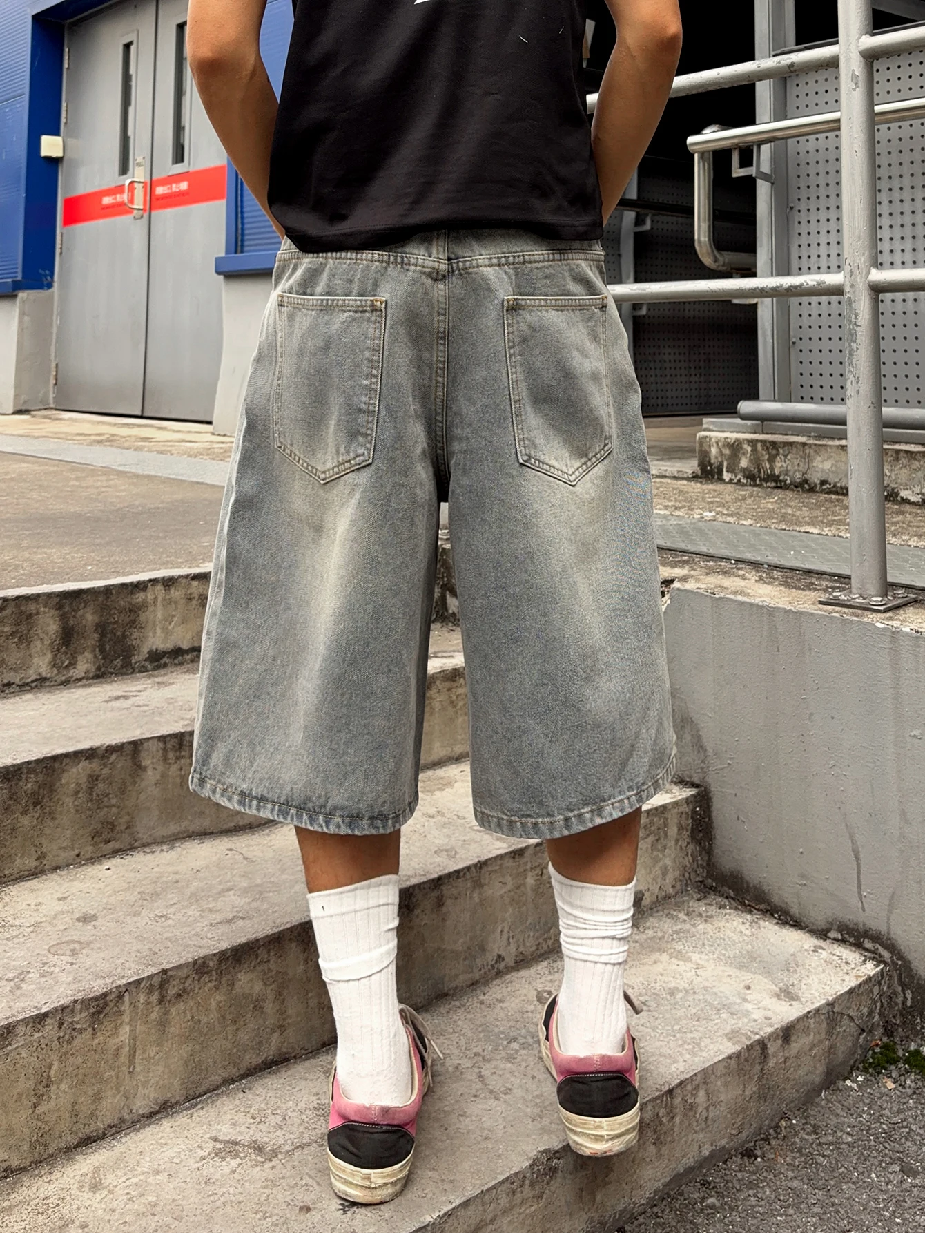 Shorts Jeans Masculinos Estilo - Street Fashion Baggy avaliação e preço