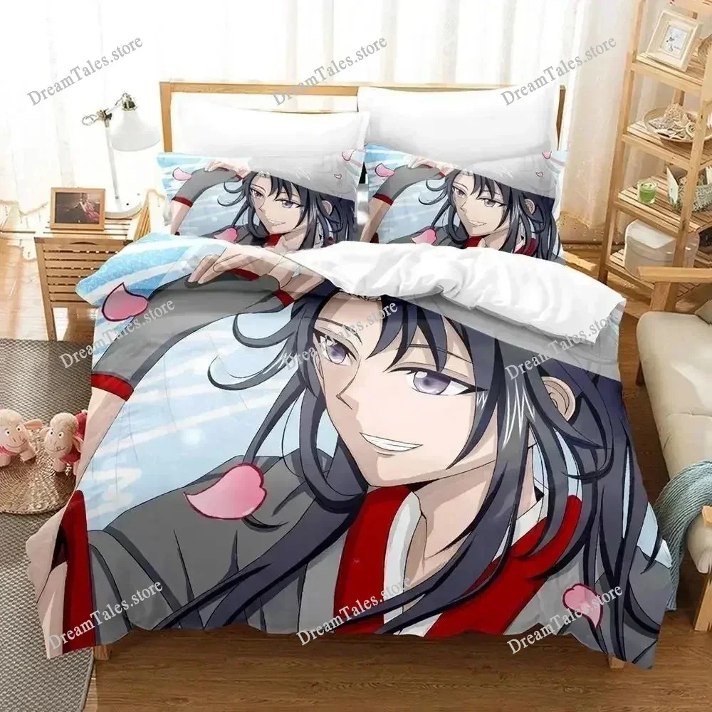 Mo Dao Zu Shi The Grandmaster of Demonic Cultivation New Bedding Set Anime Set Adult Kid Bedroom Duvet Cover Sets Luxury Gift519
