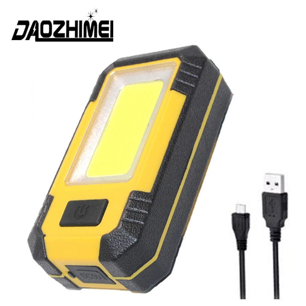 

3600mAh Rechargeable built-in battery COB headlight Portable Worklight Lamp 30W LED flashlight USB Car Repair camping lamp