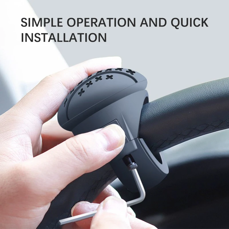 

Car Steering Wheel Booster 360 Degree Rotation Steering Wheel Knob Ball Labor-saving One Hand Steering Booster