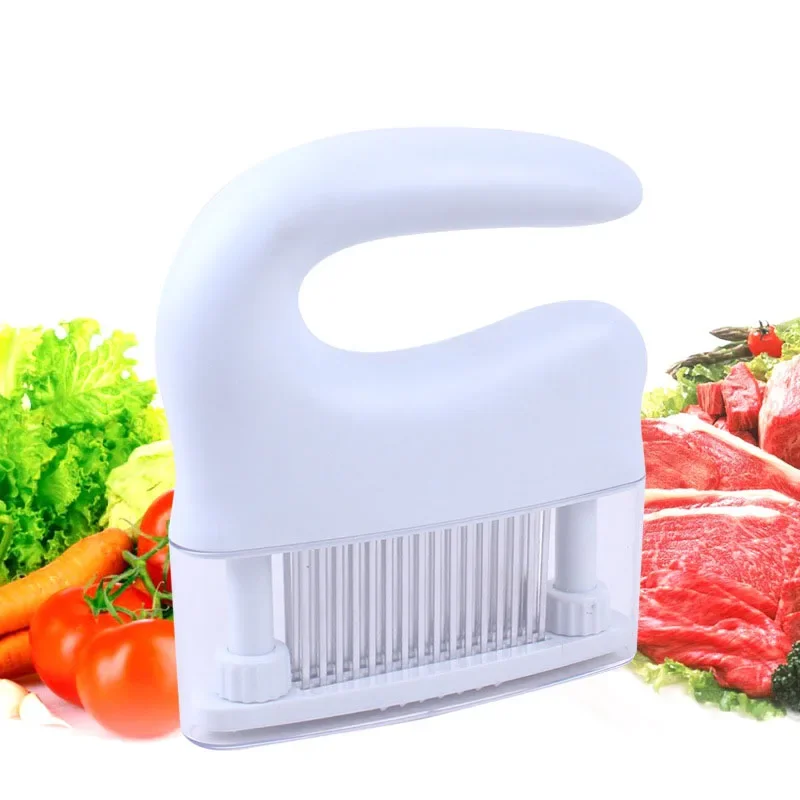 48-pin Steak Tenderloin Needle Stainless Steel Meat Tenderizer Chicken Pork Pounder Meat Needle Knocking Meat Hammer