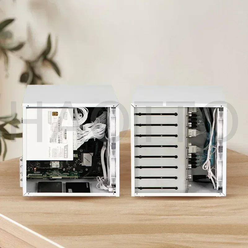 

8-полосный NAS-шасси Sagittarius со шкалой, блок питания ATX, PCIe полной высоты MATX, хранилище Qunhui AIO, UNRAID