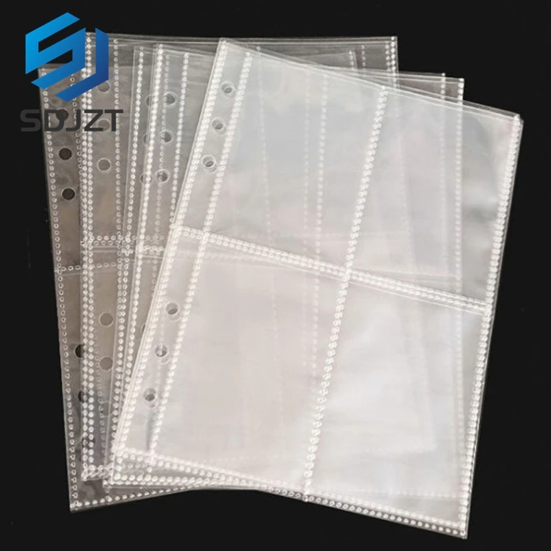 New 10pcs/Pack A5 Transparent Photo Album Binder Refill Inner Sleeves for Cards Photocard Game Card A5 Album Binder