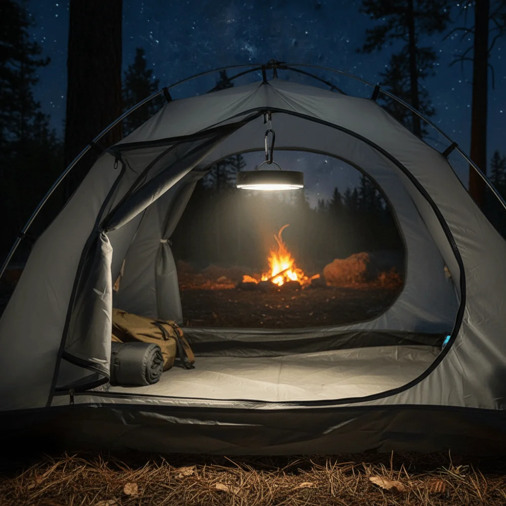 

Трехрежимный светодиодный фонарь для гольф-полей с креплением-карабином, водонепроницаемый, мини-фонарик-конь, светящийся фонарь для кемпинга и палаток