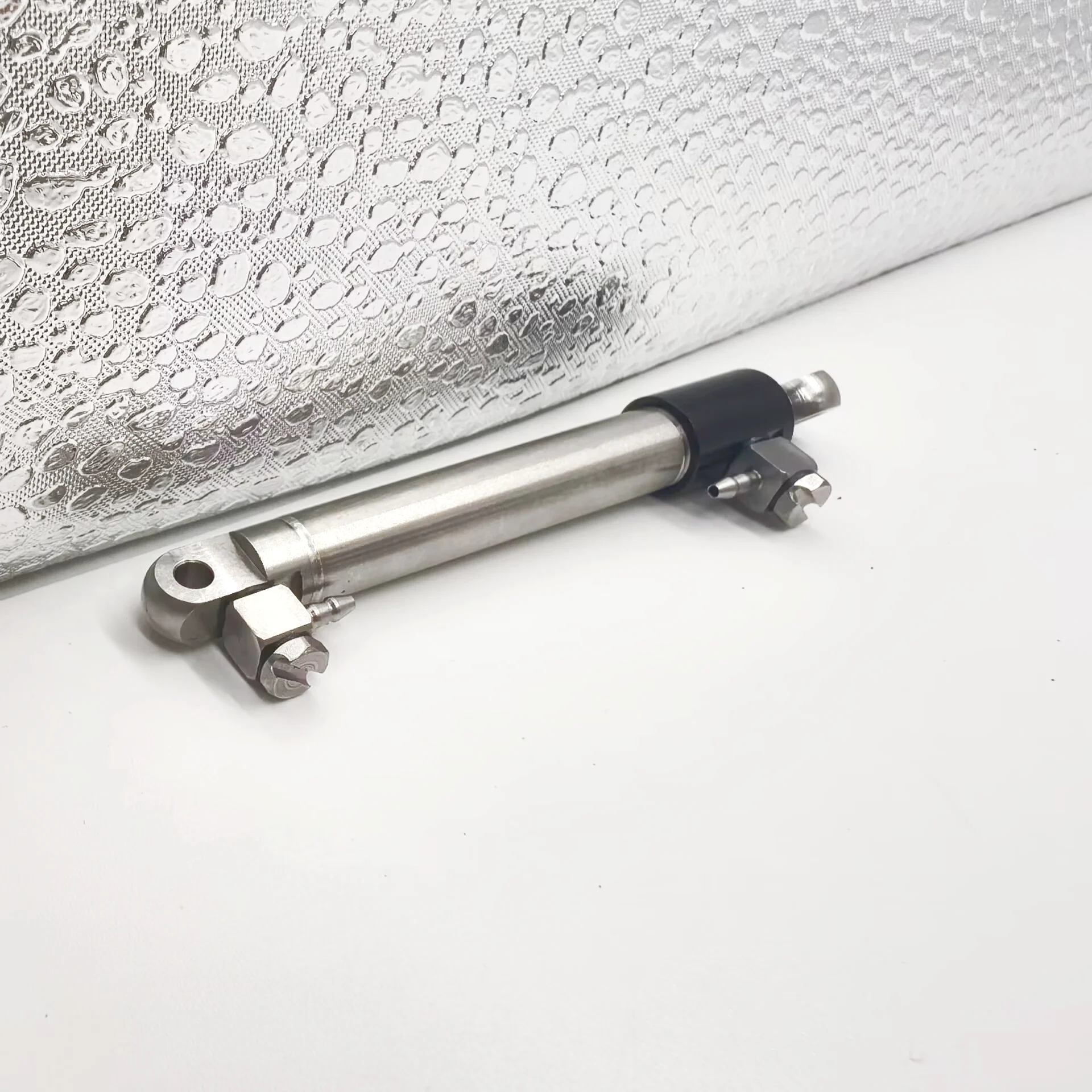 

RC 1/14 LESU Metal Hydraulic Cylinder 70.6MM To 110.60MM for Tamiya Dump Truck Steering System for SCANIA MAN VOLVO DIY Parts