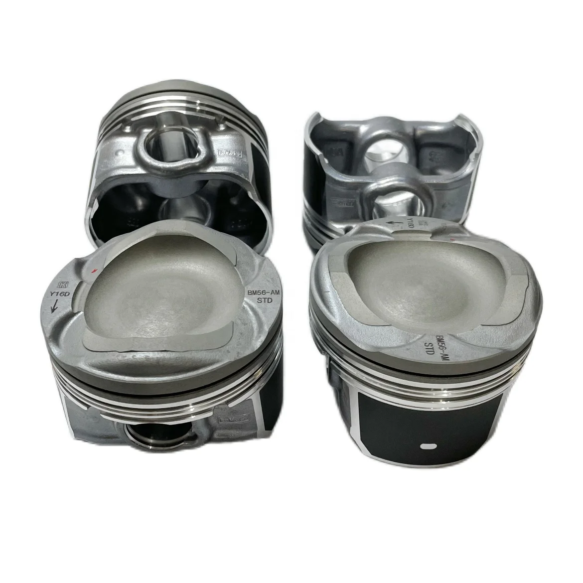 Genuine Auto Engine Parts OEM 79mm Pistons & Piston Rings Set STD+0.5MM for vol vo V60 V70 B4164T 1.6L fo rd EcoBoost1.6T L4 ga