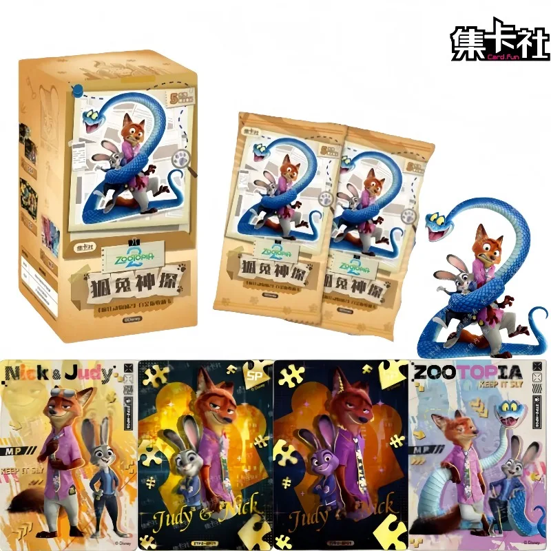 Card.Fun أصيلة جديدة بطاقة Zootopia الطبعة البلاتينية بطاقات قابلة للجمع كرنك آند جودي فيلم وبضائع أنيمي هدايا عيد الميلاد