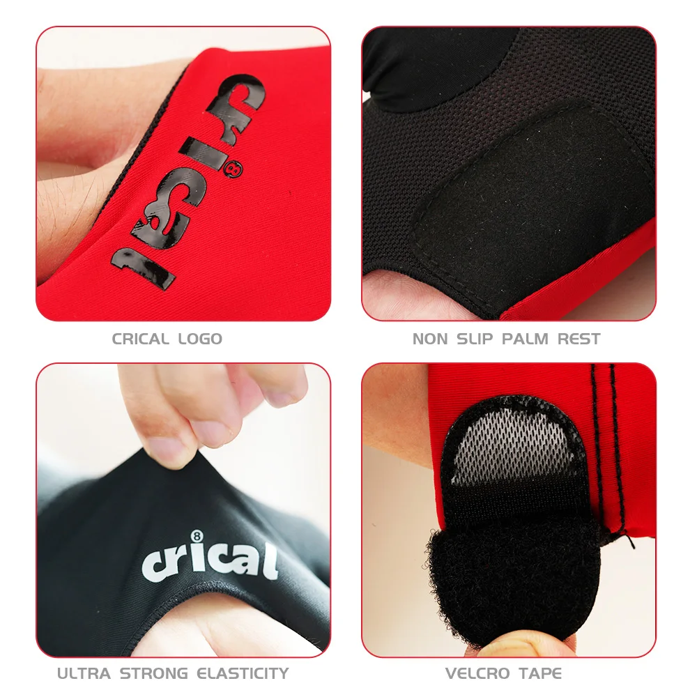 CRICAL-Luvas de lycra para bilhar, 3 dedos, snooker confortável, acessórios para mão direita e esquerda