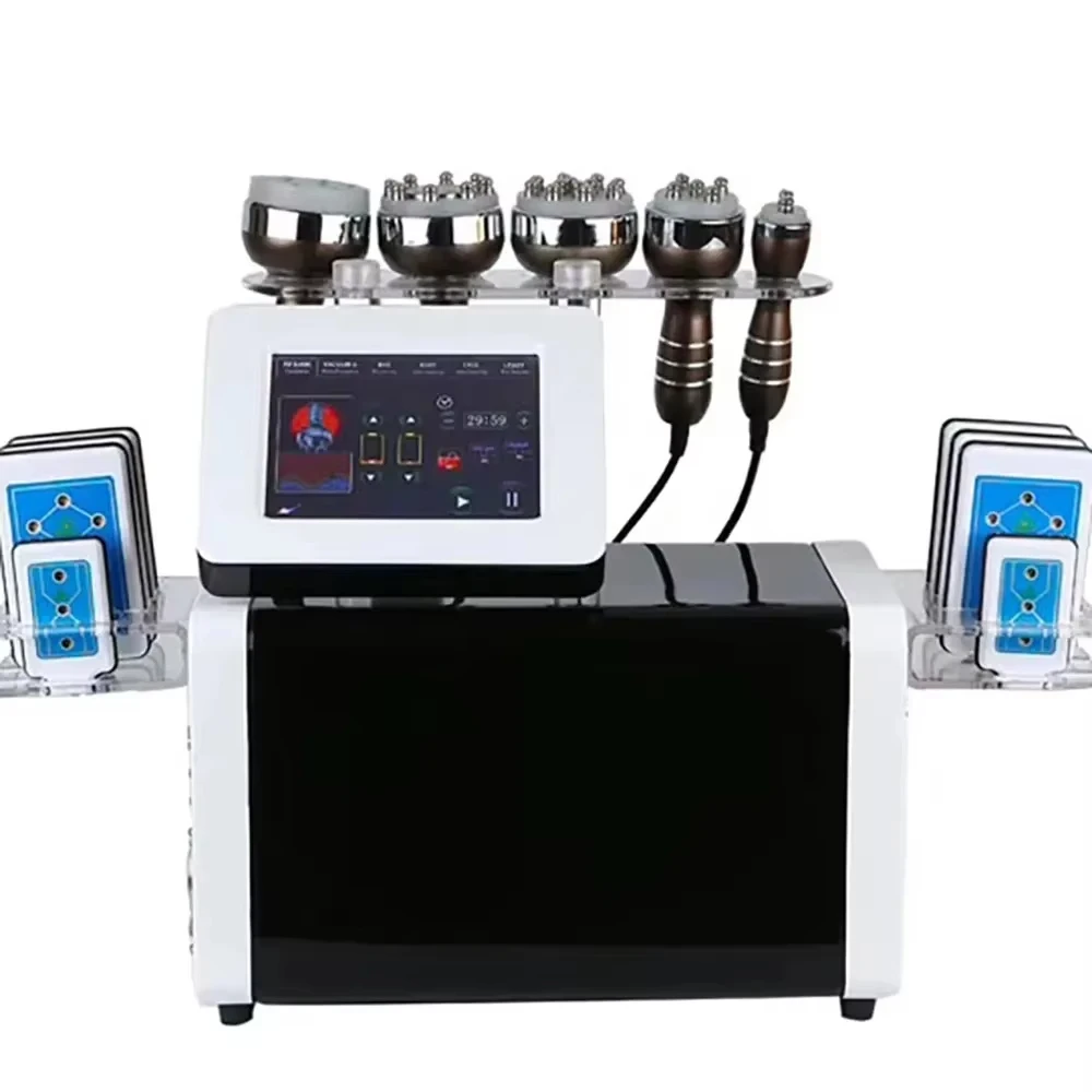 

6 in 1 40K Ultrasonic Cavitation Body Sculpting Cavitation Vacuum Rf Cellulite Reduction Machine 2024