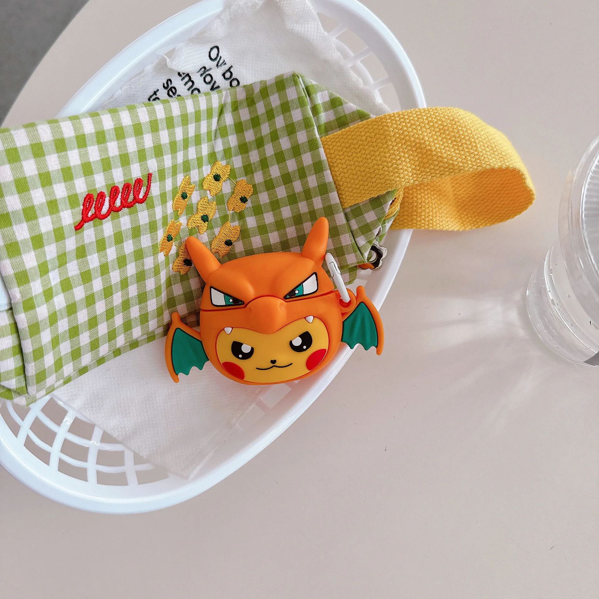 Pokemon Ball Charizard For Airpods Pro 3 Case,3D Anime Silicone Earphone Cover For Airpods Pro 2/Airpods 1 2 3 4 Case Cover Kids