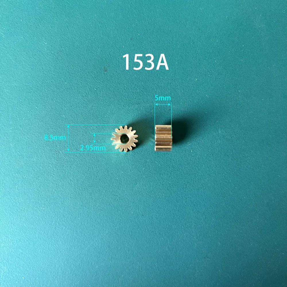 0.5M Copper Worm Gear Drive Combination 12/15/16/18/32 Teeth 2/3MM 2MM Step Hole DIY Model