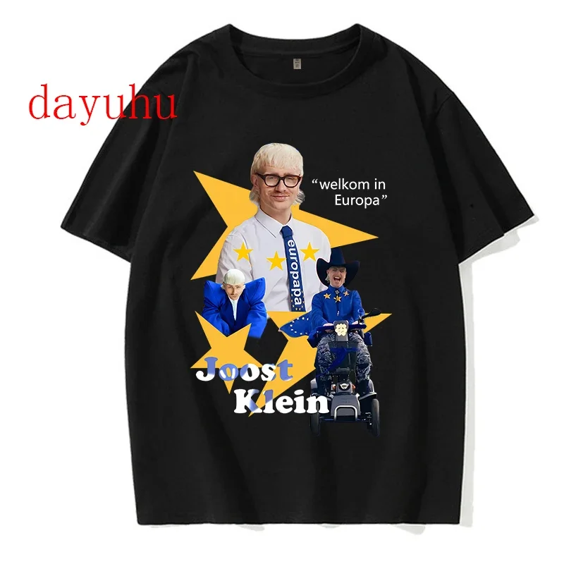 I Love Joost Klein เสื้อยืดนักร้องแขนสั้นวินเทจเสื้อคอกลมเสื้อยืดคลาสสิกสำหรับผู้ชายผู้หญิง90s