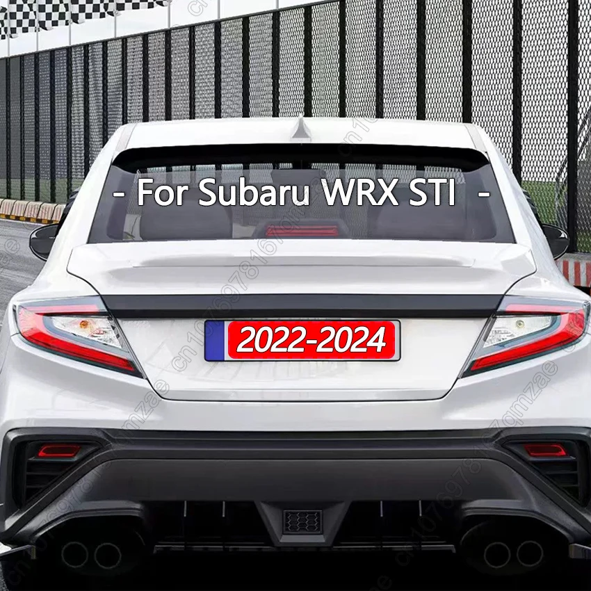 

4 Fins Car Rear Bumper Diffuser Splitter Lip Spoiler For Subaru WRX STI 2022-2024 Rear Blade Body Kits Car Accessories Tuning