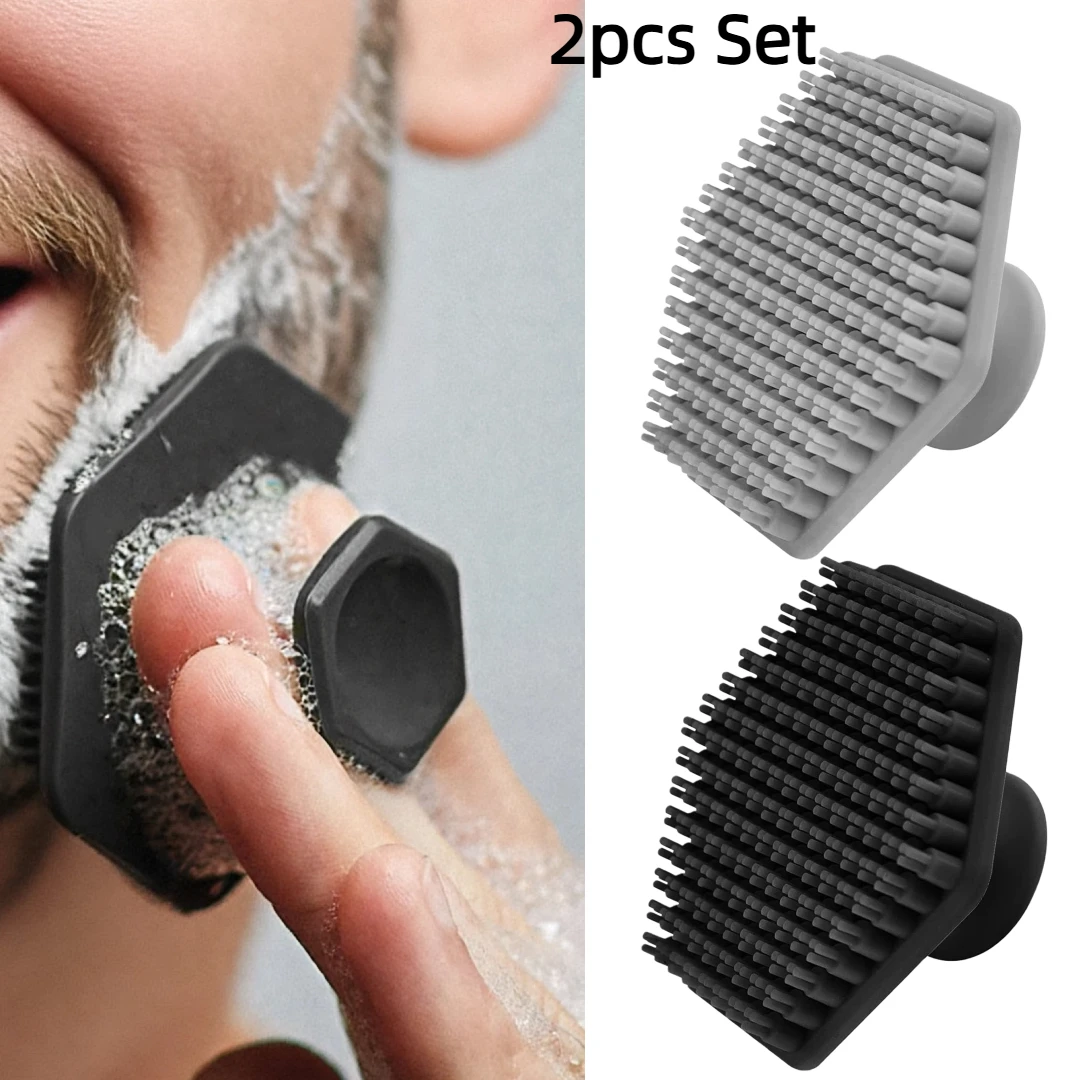 منظف الوجه من السيليكون، وسادة مقشرة لطيفة ومدلك لتنظيف الوجه، فرشاة غسيل الوجه من السيليكون تزيل الجلد الميت والجاف #1