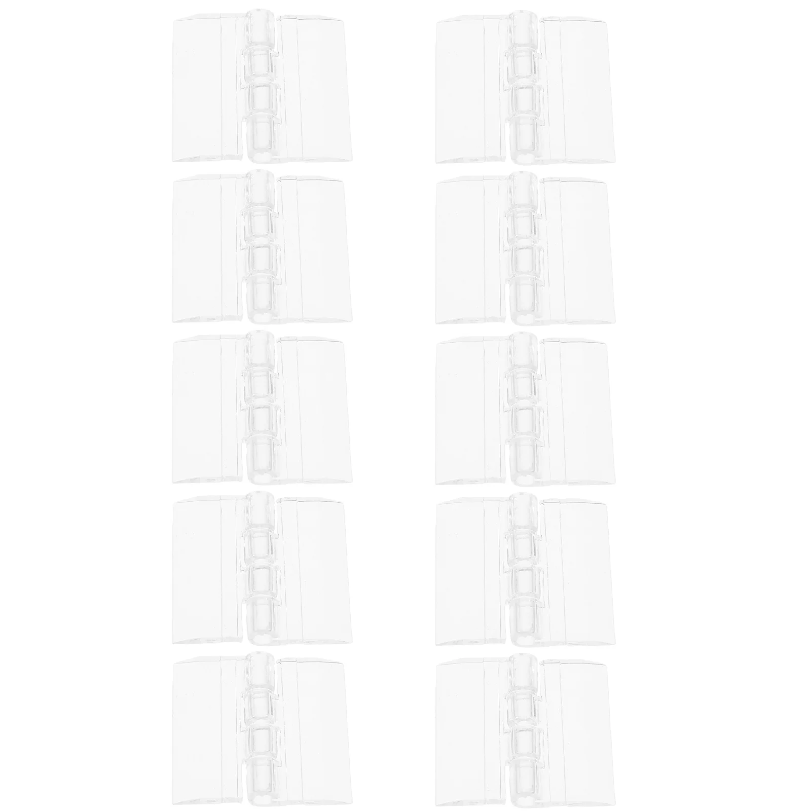 10 قطعة مفصلات أكريليك متينة مفصلات صغيرة شفافة للصناديق أغطية حوض السمك الحرف الزخرفية استخدام مفصل البيانو #3