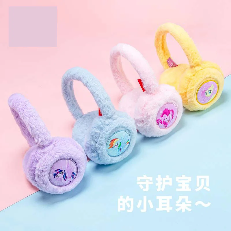 Miniso Disney Cartoon  Cute Girls Winter Comfortable, Soft and Warm Foldable Ear Guards Plus Velvet to Warm Up Cold Ear Warmers