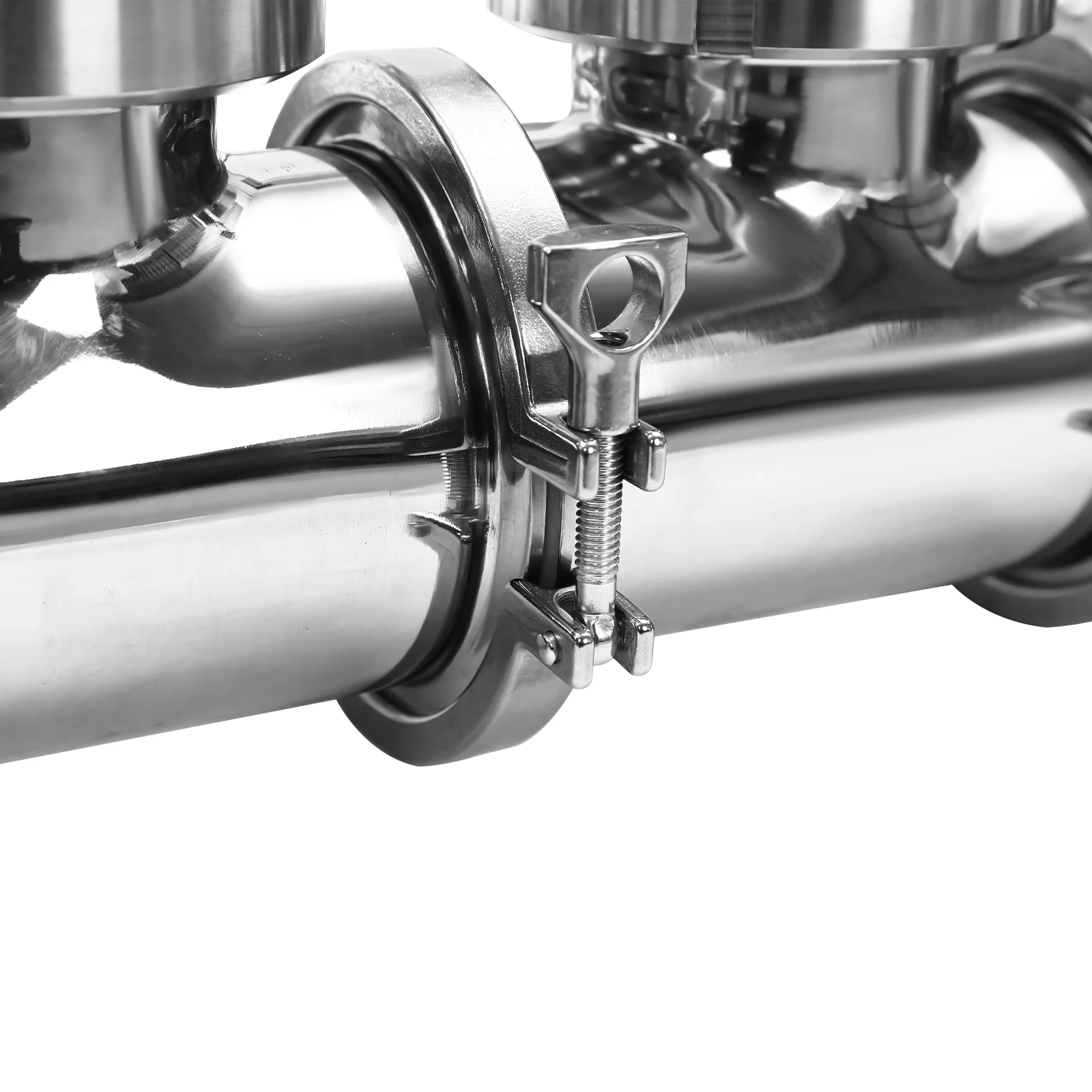 Copper Reflux Column, 4 Inch Plate Stainless Moonshine Still Flute 6 Tires Section Free Standing Tower Kit For Home Distillation