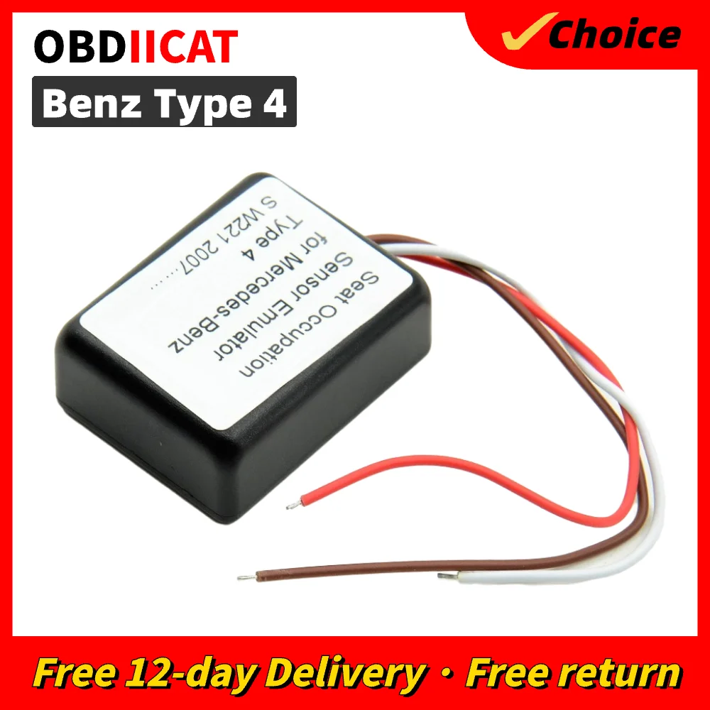 OBDIICAT-New Arrival best Price Seat Sensor SRS Emulator for Mer--ce-des-Be-nz Type 4