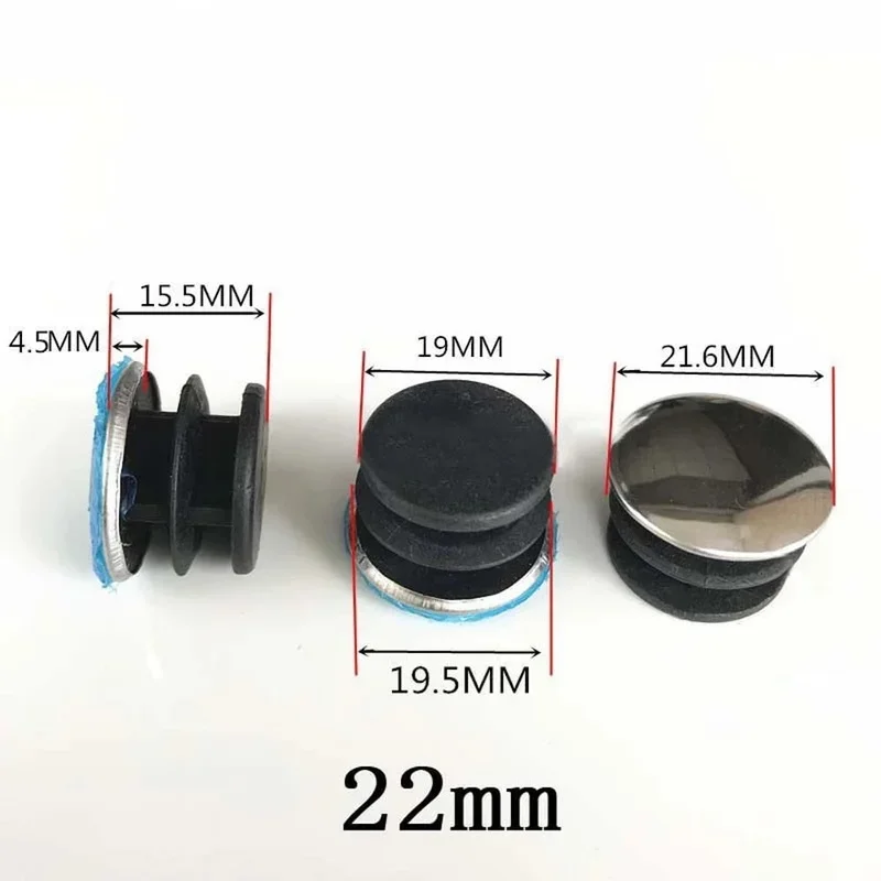 16mm~50mm Round Pipe Blanking Insert Plug Tube End Caps Table Chair Leg Hole dust cover Non-slip Furniture leveling feet system