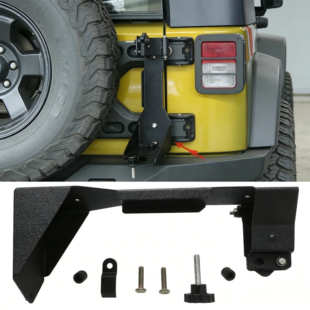 Heavy Duty Steel Monkey Climbing Pole Mount Fit For Jeep Wrangler JL Offroad Stabilizer Base,JL1267