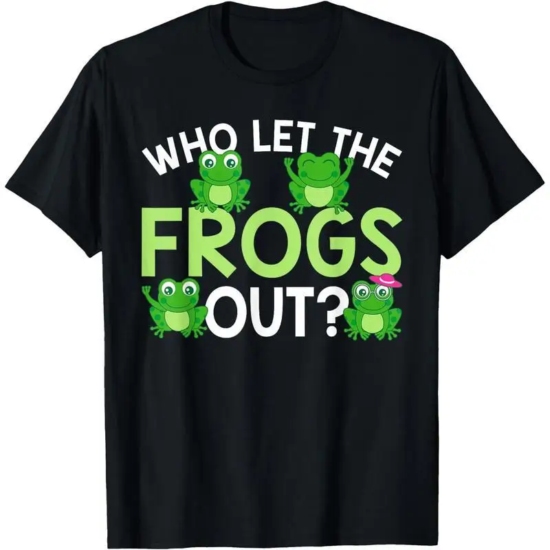 

Funny Frog Graphic Tee Oversized Women's T-shirt Casual Novelty Animal Meme Cartoon Loose Tops