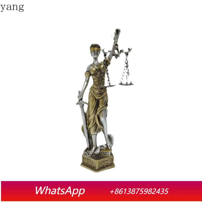 

CX Modern Fortune Muse Statue Resin Crafts Furnishing Home Tabletop Small Ornament Gifts