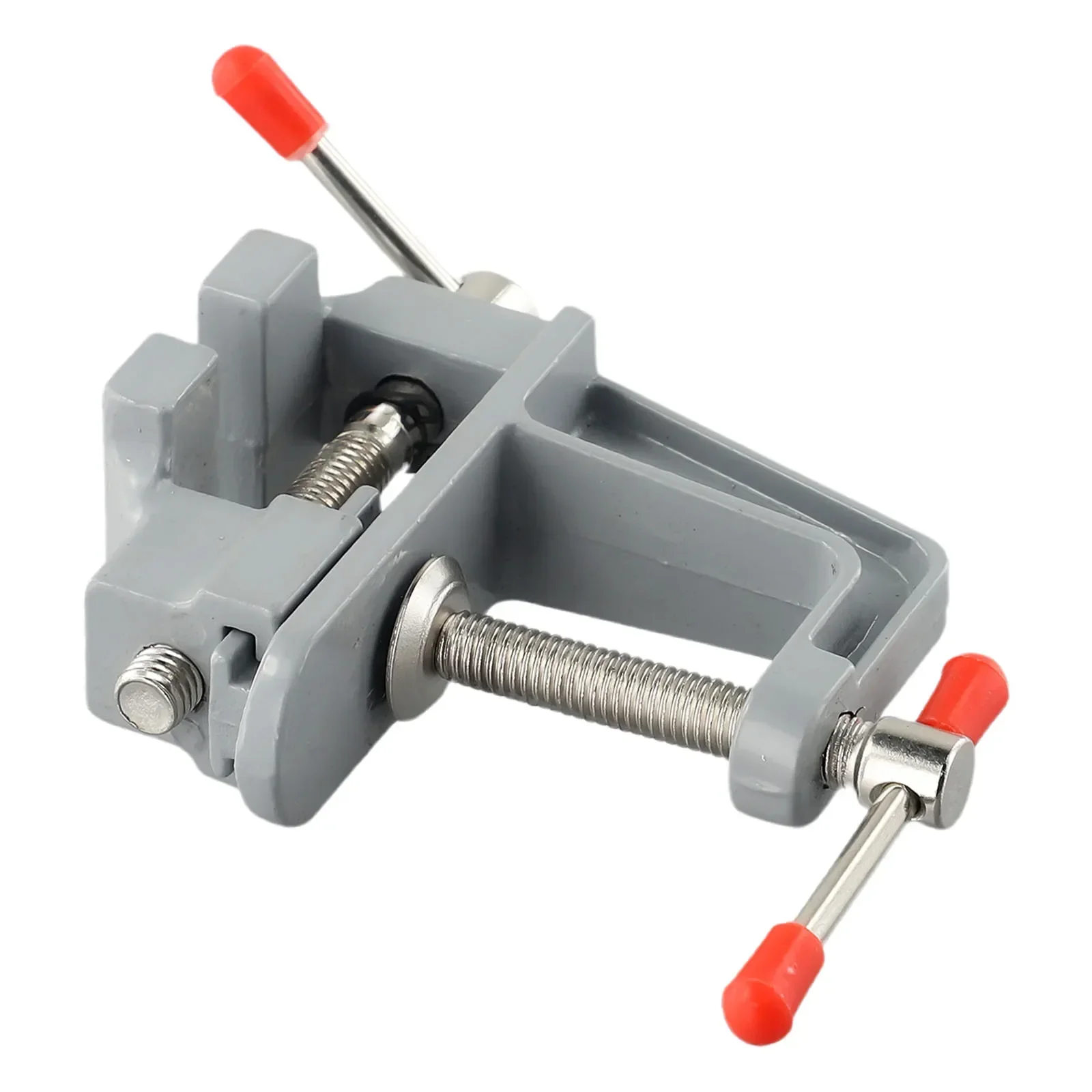 Mini Bench Vise Muliti-Funcational Aluminum Clamp On Table Flat Pliers Tool Vice For Crafts Woodworking Jewelry And Model Making