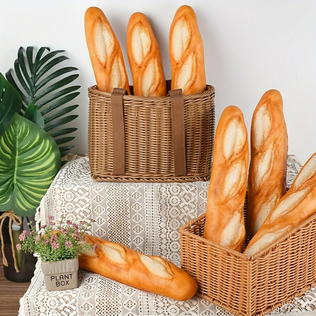 Home Textiles France - 1PC PU Fake French Baguette Bread