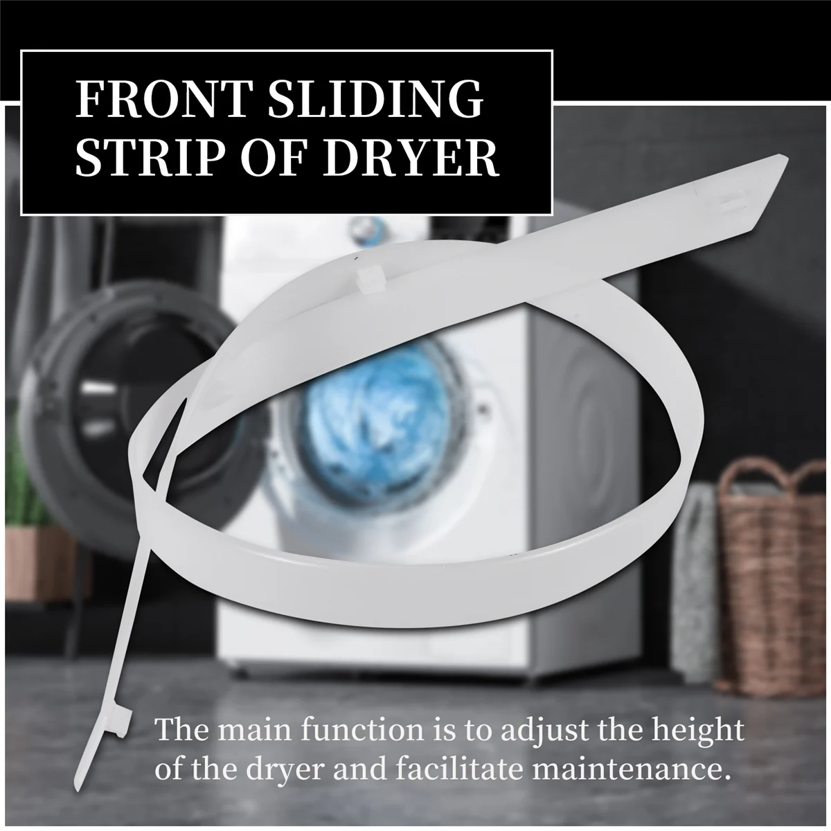 BISMZ 1 ชิ้นเหมาะสําหรับสไลด์ด้านหน้าของ 131963900   เครื่องอบผ้า เหมาะสําหรับ 137513300   เอพี 5650542 2629362   พีเอส 5574052