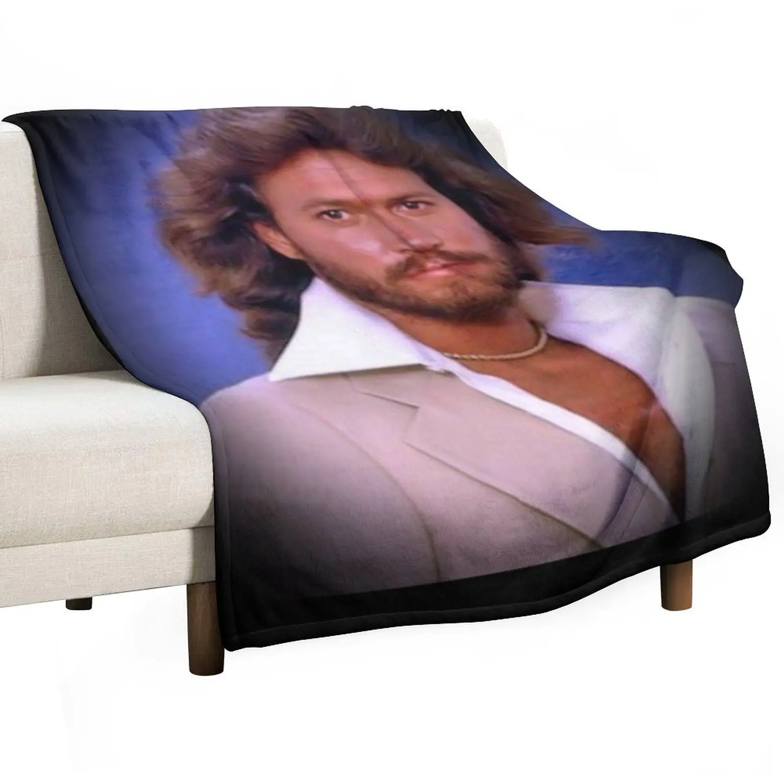 

Barry Gibb Throw Blanket Blankets For Bed Cute Thins Soft Plush Plaid Blankets