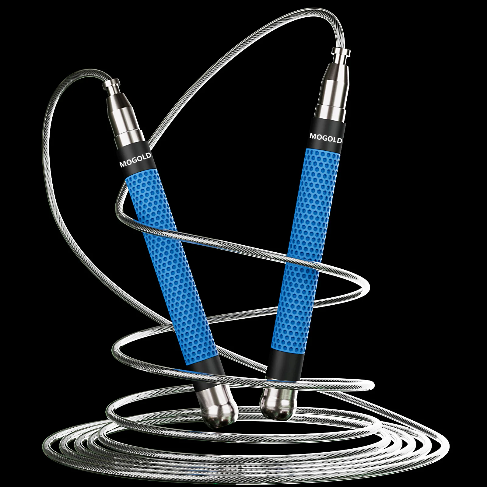 Professional Grade Jump Rope with Ball Bearings and Adjustable Aluminum Alloy Handle for Speed and Endurance Training