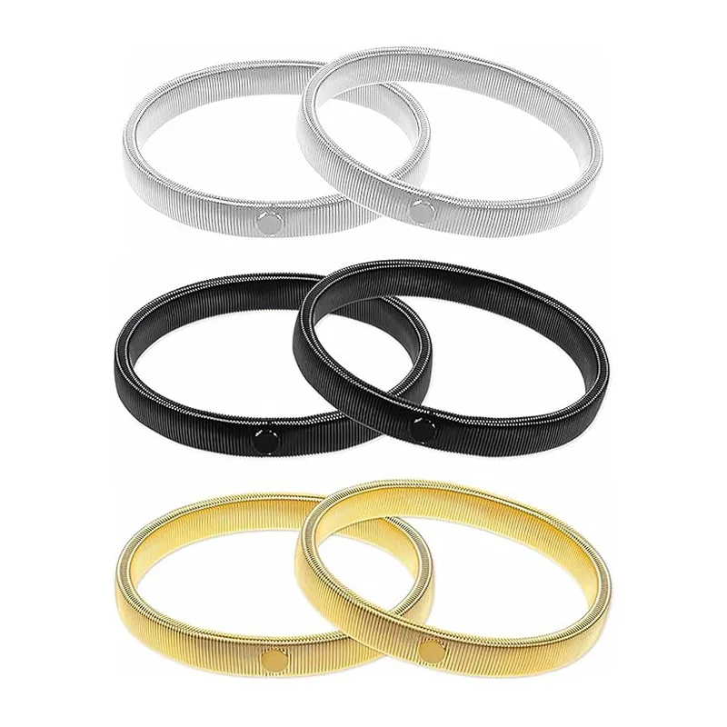 1/3Pair Anti-Slip Shirt Sleeve Holders Sleeve Garters Elastic Adjustable Metal Wristbands for Shirt Sleeve Clothing Accessories