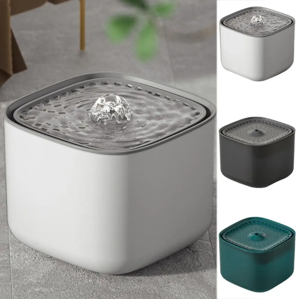 

3L Automatic Cat Water Fountain Electric Plastic Cats Water Dispenser USB Plug Large Capacity Auto Recirculate Filter