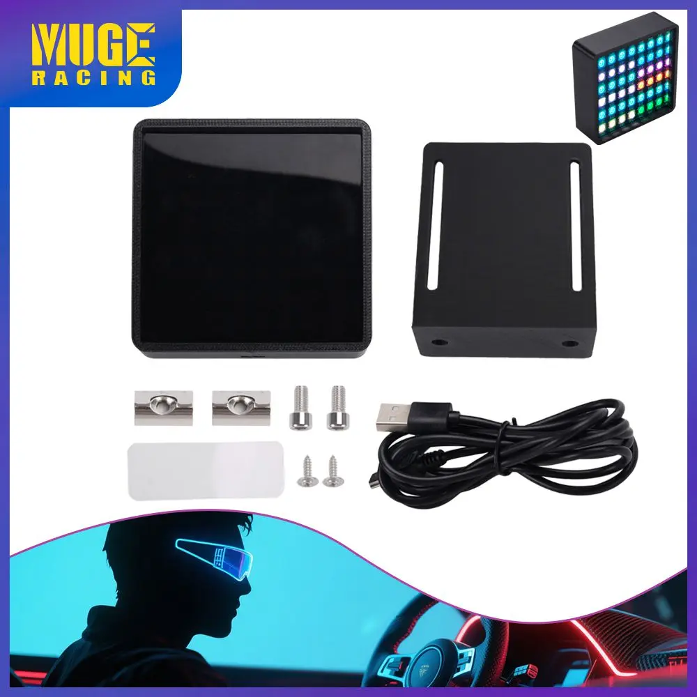 MUGE-Sim Racing Game Dashboard Flag Signal Light Gear Display For PC Logitech G29/G27 Thrustmaster SIMAGIC MOZA HB053