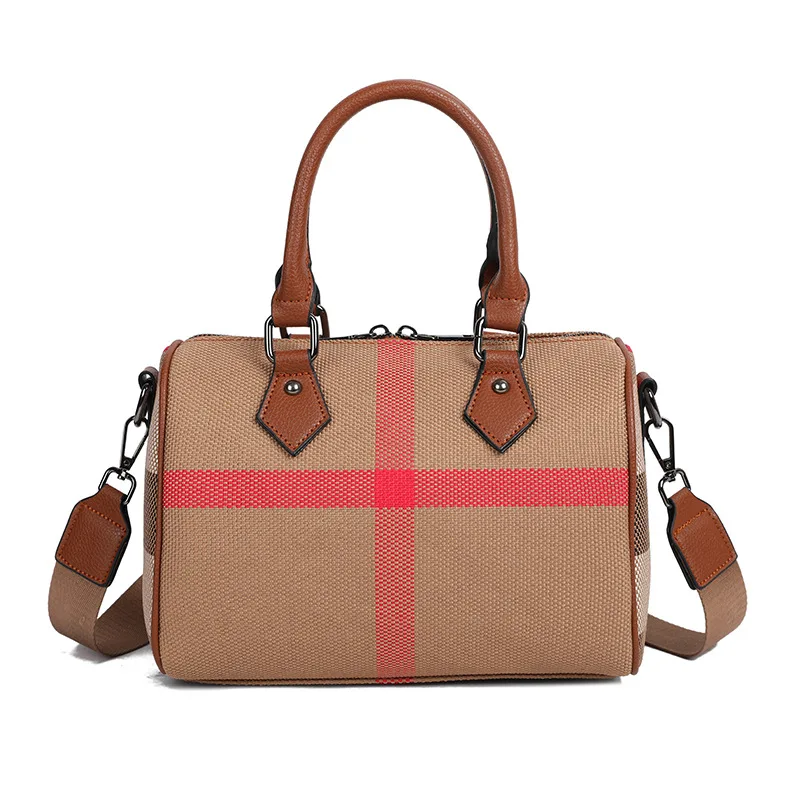 

Роскошная клетчатая сумка-подушка, женская модная сумка через плечо с верхней ручкой, через плечо «день-ночь», повседневная сумка-слинг, минималистский стиль