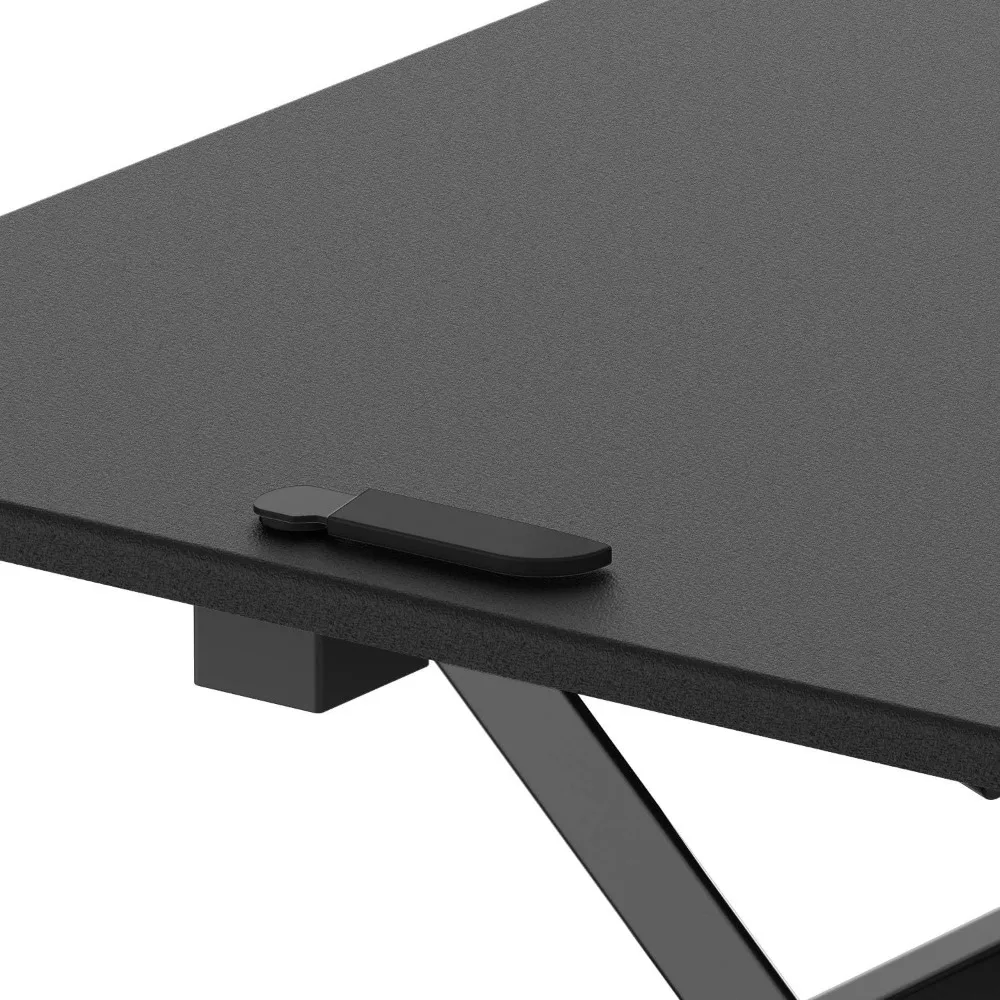 36-Inch Height Adjustable Standing Desk Sit to Stand Riser Converter Workstation, Black