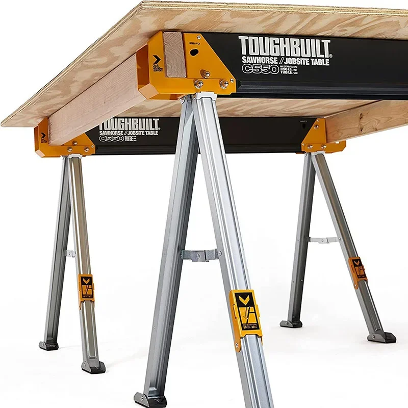 TOUGHBUILT Woodworking Bench Multifunctional TB-C550 Bracket Portable Wooden Board Placement Table Hand Tool Push Table